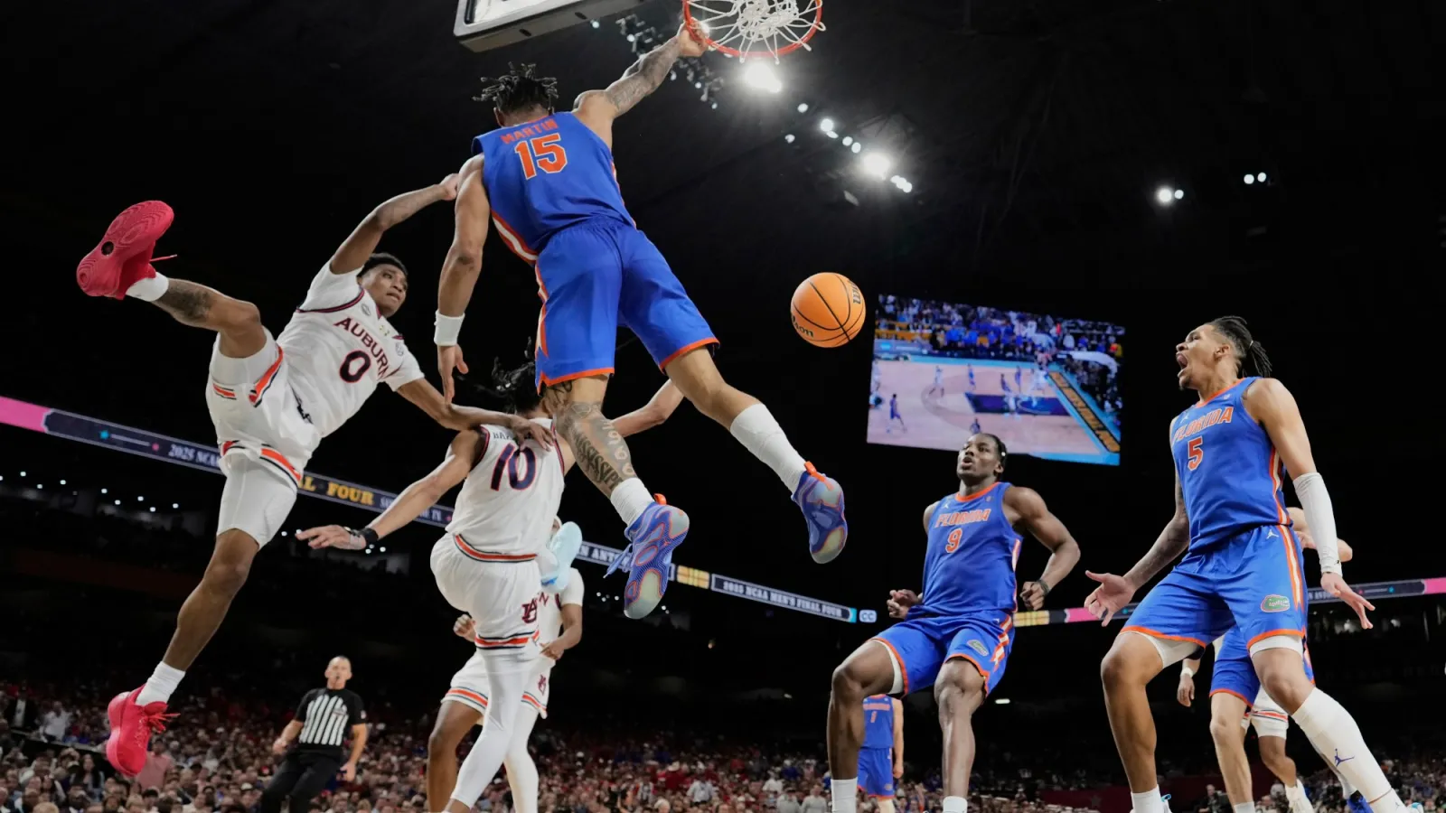 NCAA Final Four game action, illustrating how roster turnover can reshape a team’s identity